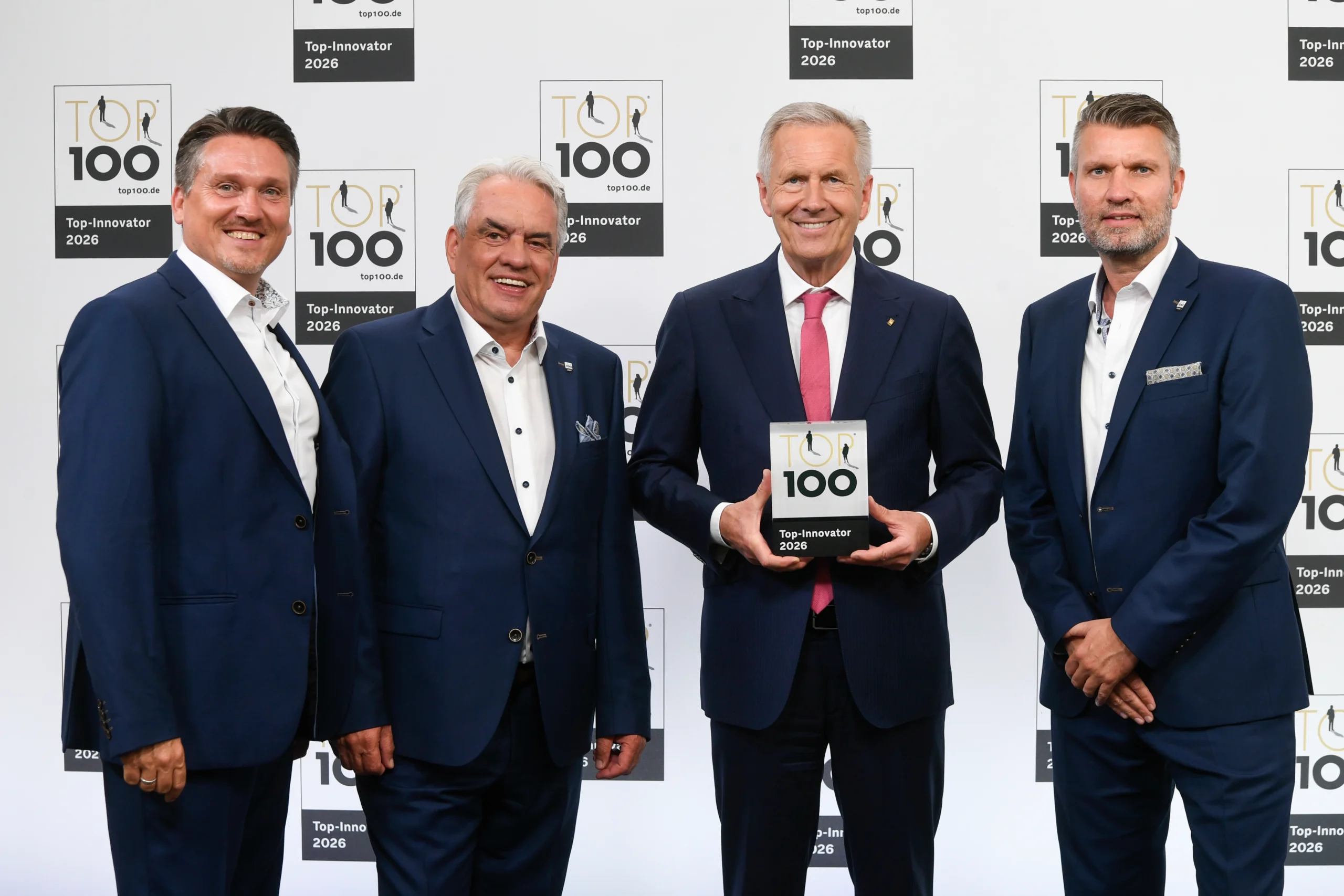 TOP 100- Award 26.06.2026: Auszeichnung für Innovationskraft der KH Tank & Korrosionsschutz GmbH & Co. KG